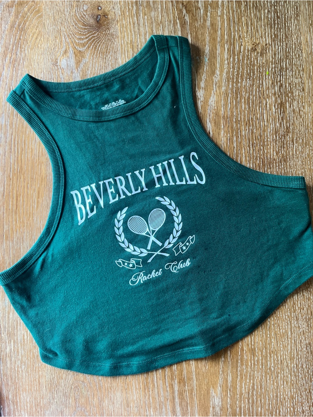 wild fable Green Racerback Muscle Shirt